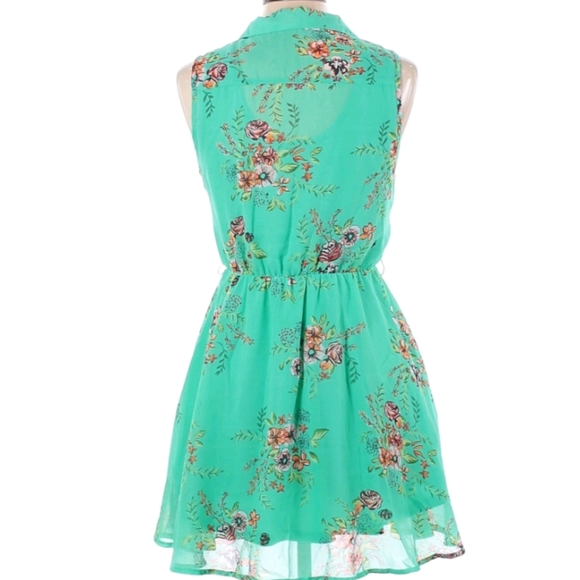 Free bird dress , Green Floral - Picture 2 of 2